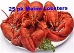 *25 Jumbo Selects Lobsters (2.0  - 2.5 lbs)